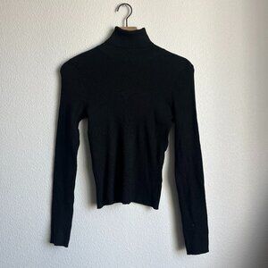 H&M Divded Ribbed Turtle Neck Top